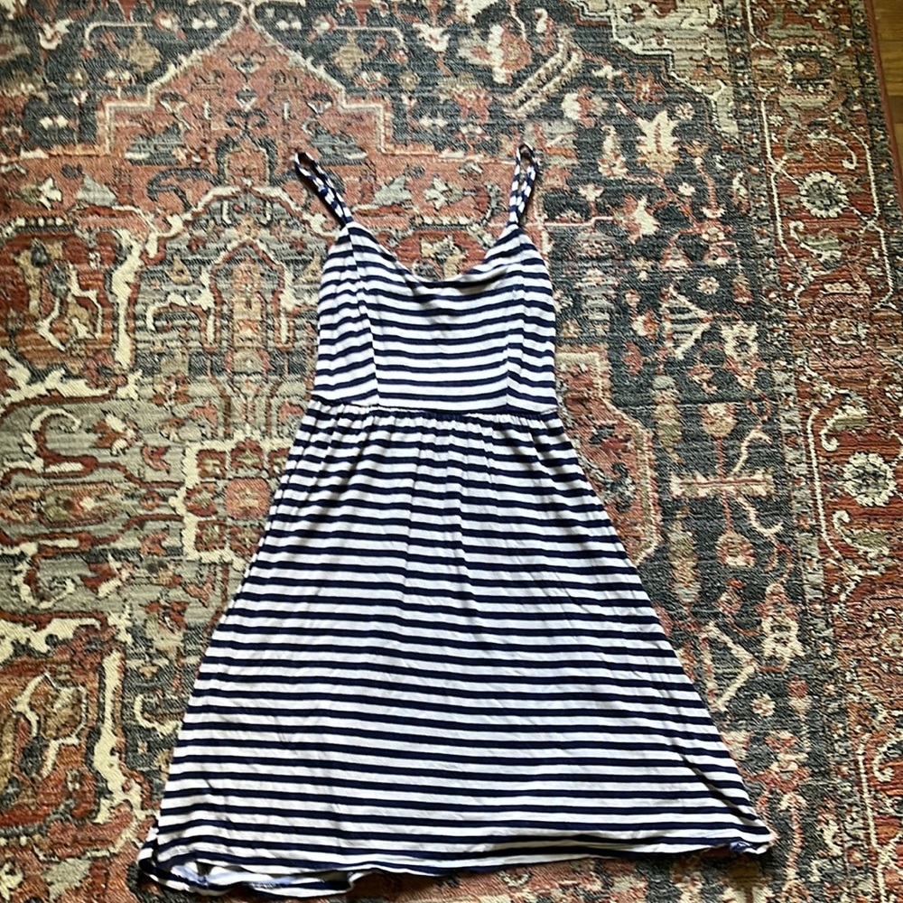 Old navy mini dress. Blue and white striped. Size XS